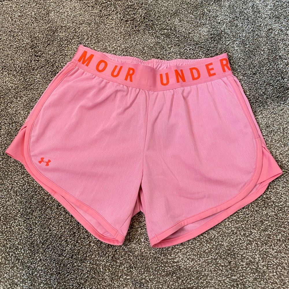 New!Pink Under Armour Comfortable Quick Dry Shorts